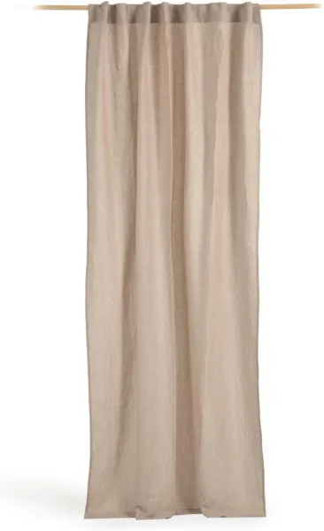 Marja, Gardin, brun, 140x270 cm, stof